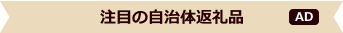 注目の自治体返礼品