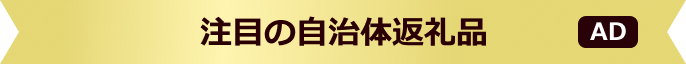 注目の自治体返礼品