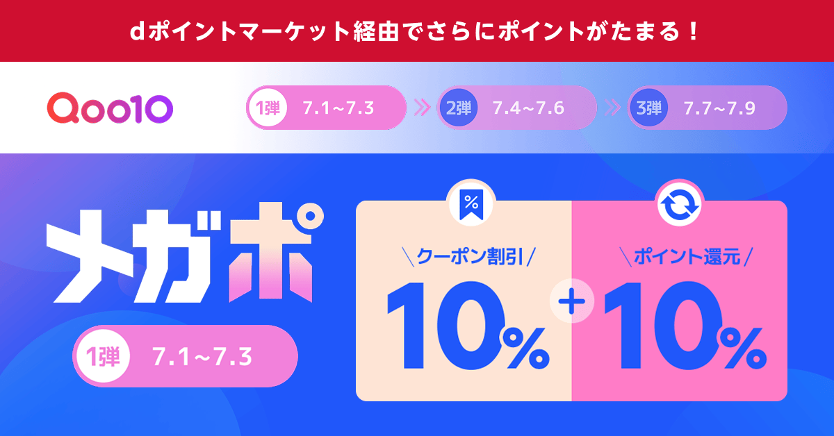 Qoo10　メガポ