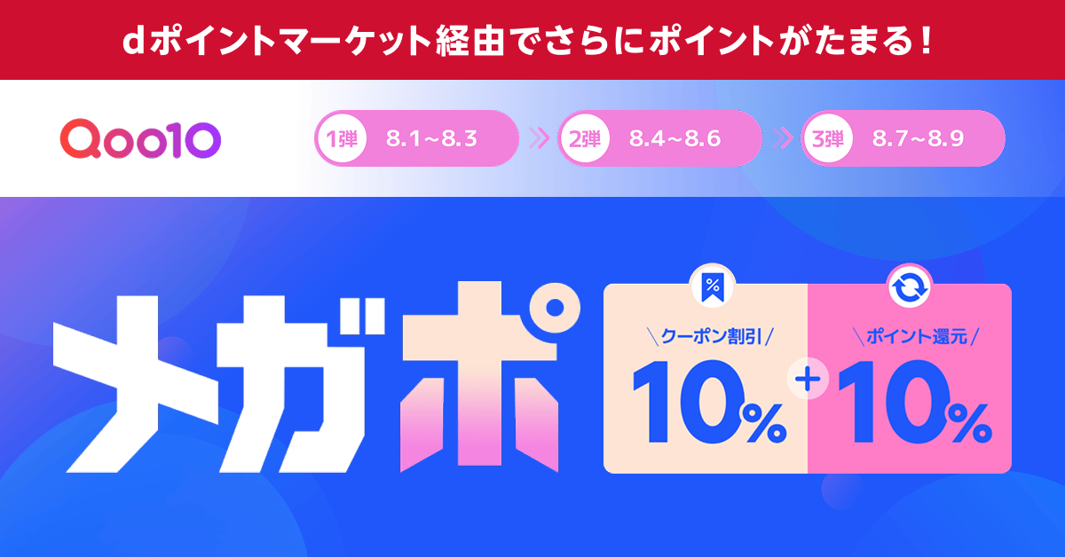 Qoo10　メガポ